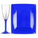 Hard Disposable TableWare Blue